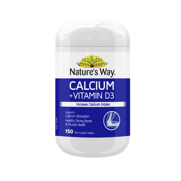 Natures Way Calcium + D3 150 pack