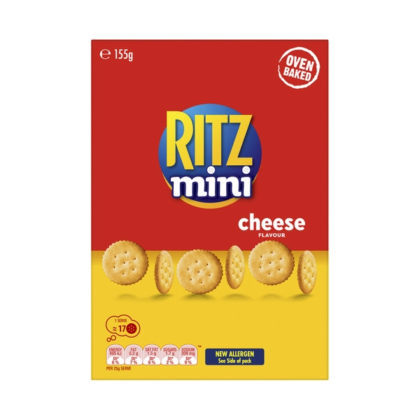 Ritz Mini Cheese Crackers Sharepack  155g