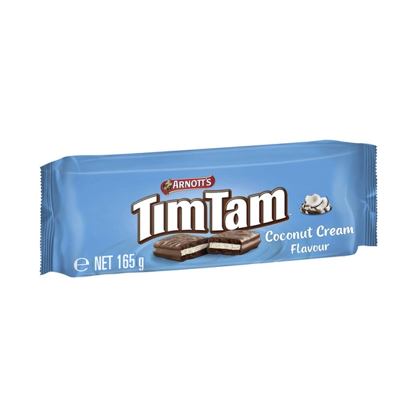 Arnott's Tim Tam Chocolate Biscuits Coconut Cream 165g