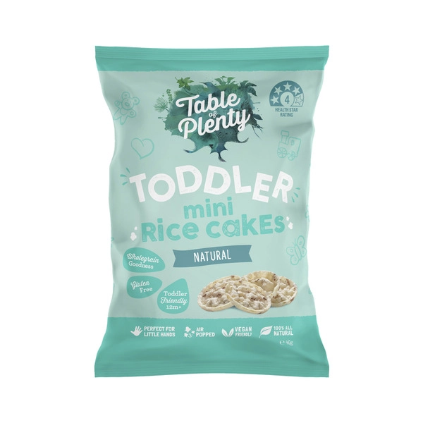 Top Toddler Mini Rice Cakes Natural 40g