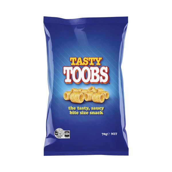 Tasty Toobs Tangy Snack 70g
