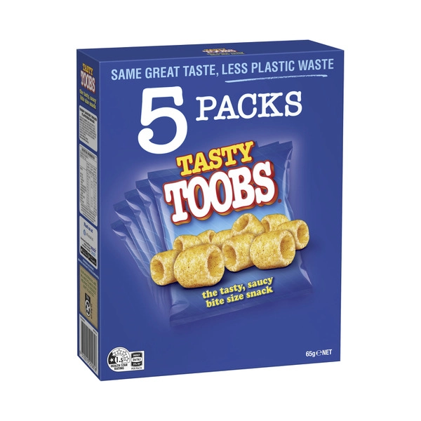 Toobs Snacks 5 Pack 65g
