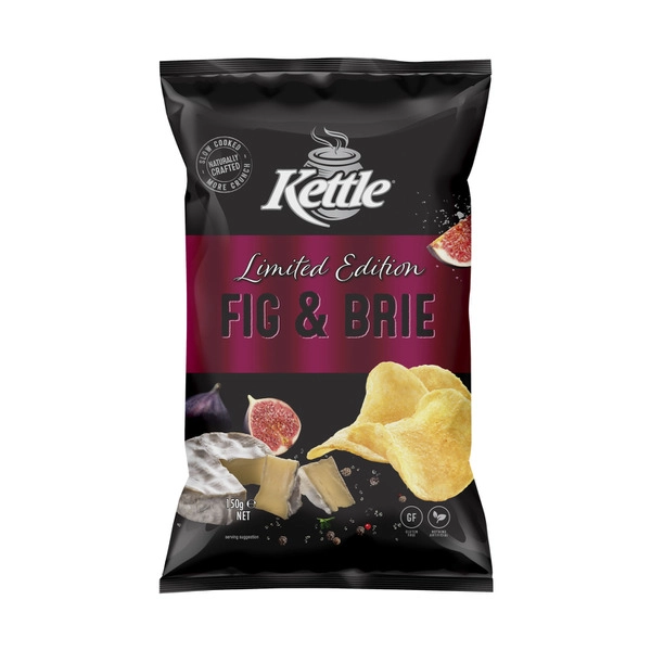 Kettle Natural Potato Chips Fig & Brie 150g