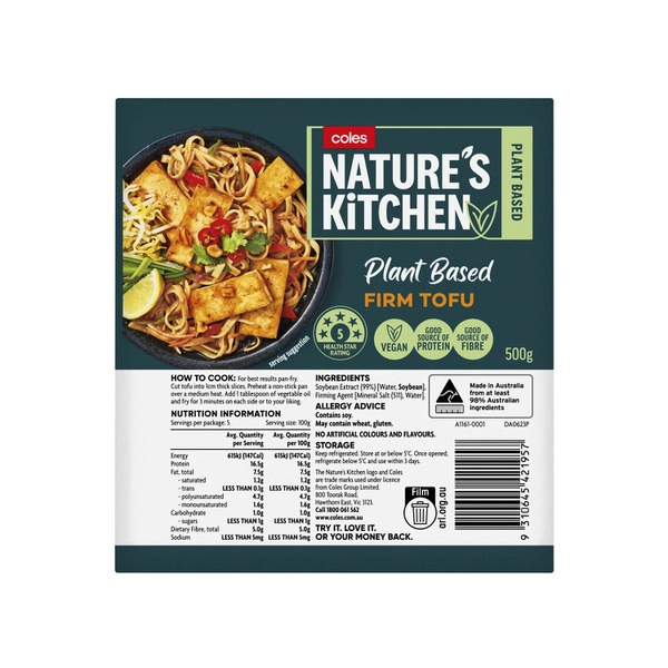 Natures Kitchen Tofu 500g