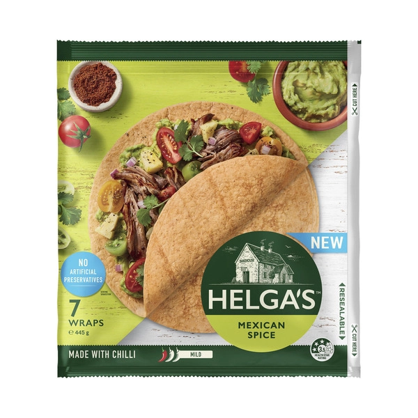 Helga's Mexican Nacho Spice Wrap 445g