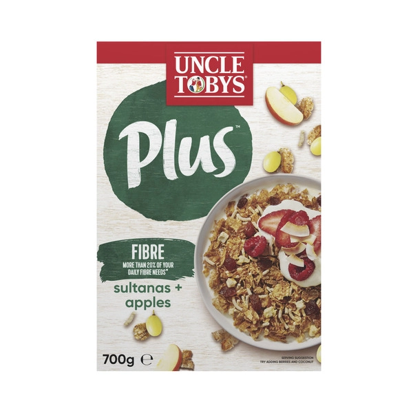 Uncle Tobys Plus Fibre Breakfast Cereal 700g
