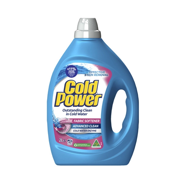 Cold Power Laundry Liquid With A Touch Of Fabric Softene 2L