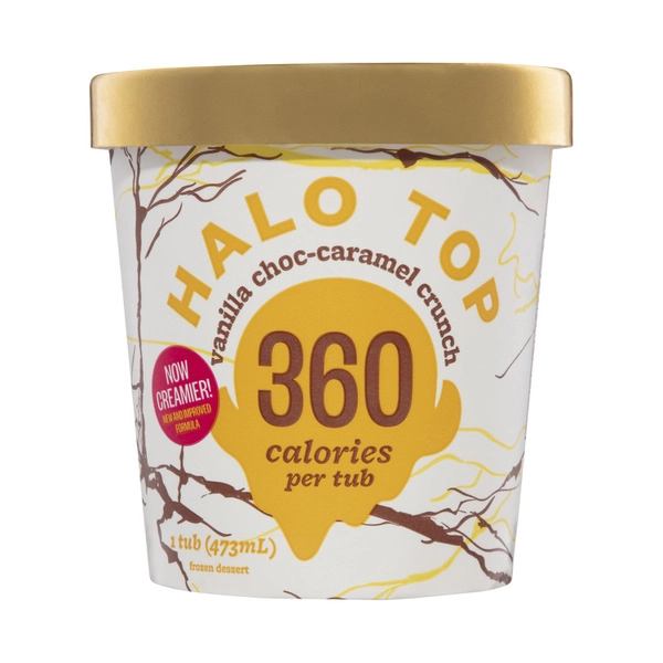 Halo Top Vanilla Chocolate Caramel Crunch 473mL