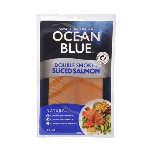 Ocean Blue Double Smoked Salmon 100g