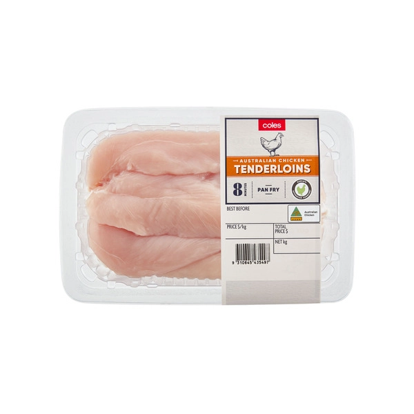 Coles RSPCA Approved Chicken Tenderloins 600g