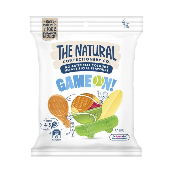The Natural Confectionery Co. Game On Lollies 220g