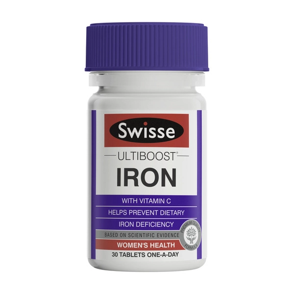 Swisse Ultiboost Iron To Help Relieve Tiredness and Fatigue 30 pack