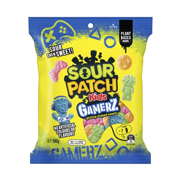 Sour Patch Kids Gamerz Gaming Shaped Lollies 190g