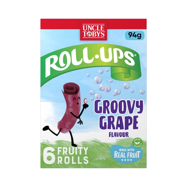 Uncle Tobys Roll Ups Groovy Grape 94g