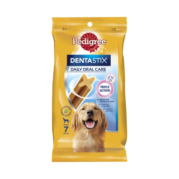 Pedigree Dentastix Large Dog Treats Daily Oral Care Dental Chews 7 pack