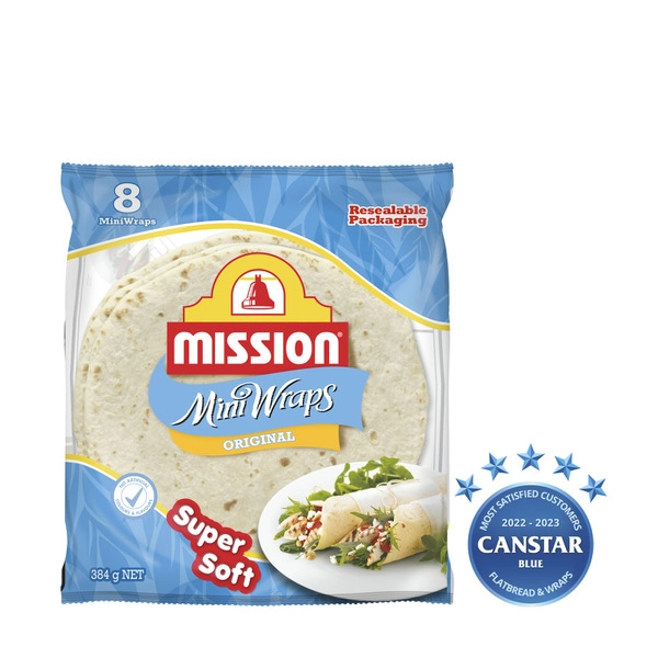 Mission Original  Mini Wraps 8 pack 384g