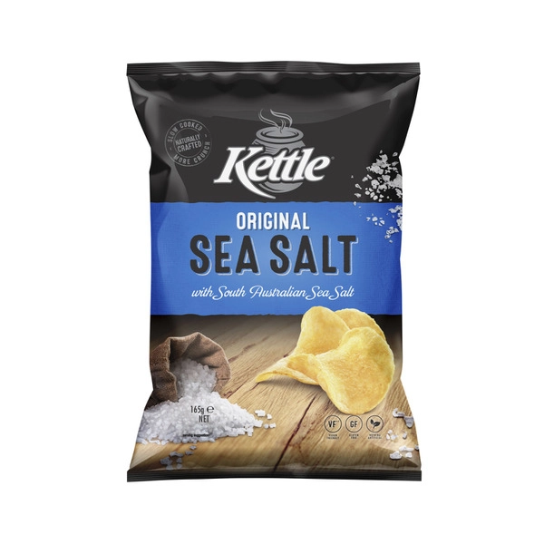 Kettle Sea Salt Potato Chips 165g