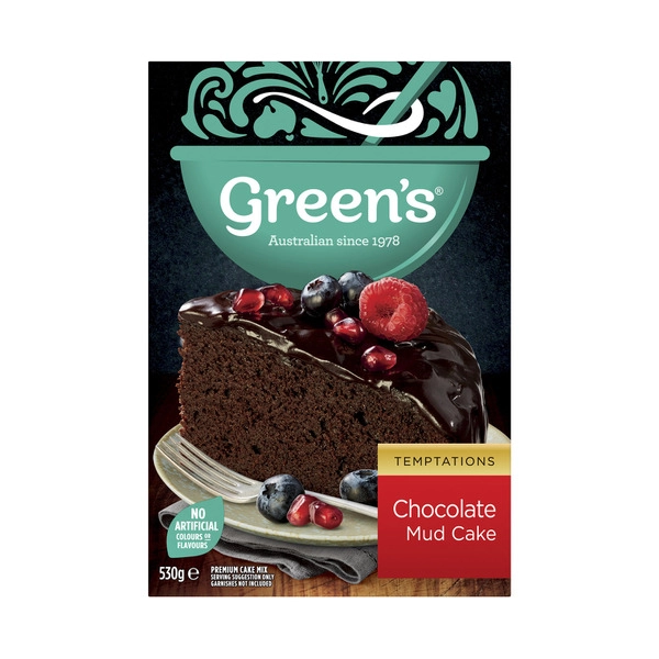 Green's Chocolate Mud Cake Mix 530g