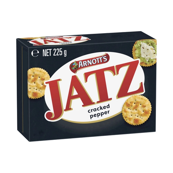 Arnott's Jatz Crackers Cracked Pepper 225g