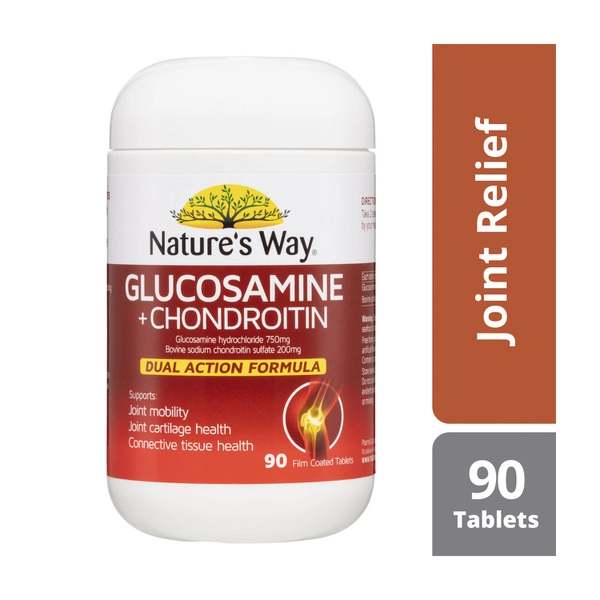 Nature's Way Glucosamine + Chondroitin Tablets 90 pack