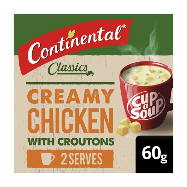 Continental Cup A Soup Creamy Chicken with Croutons Serves 2 60g