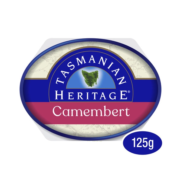 Tasmanian Heritage Camembert Oval 125g
