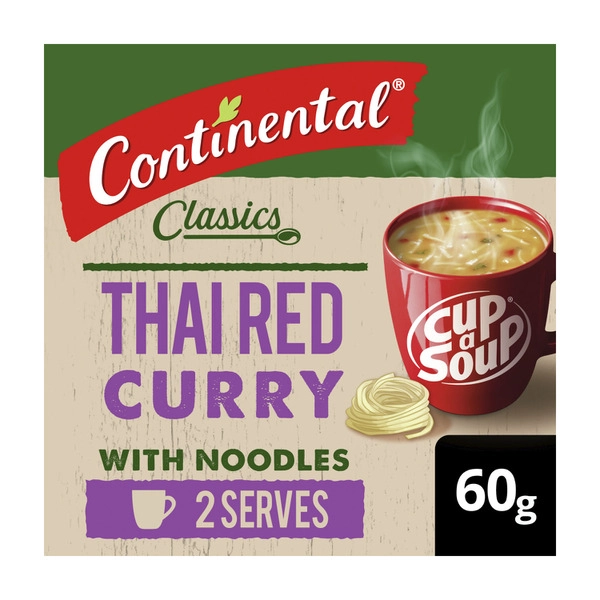 Continental Cup A Soup Thai Red Curry Serves 2 60g
