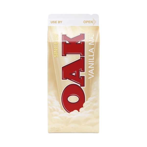 Oak Vanilla Malt Flavoured Milk 600ml