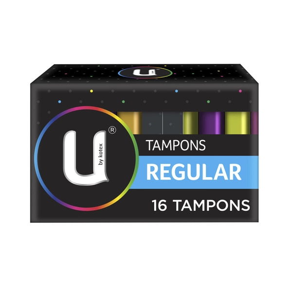 U by Kotex Tampons Regular 16 pack