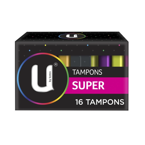 U by Kotex Tampons Super 16 pack