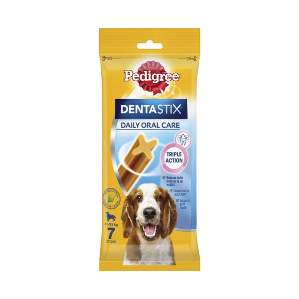 Pedigree Dentastix Medium Dog Treats Daily Oral Care Dental Chews 7 pack